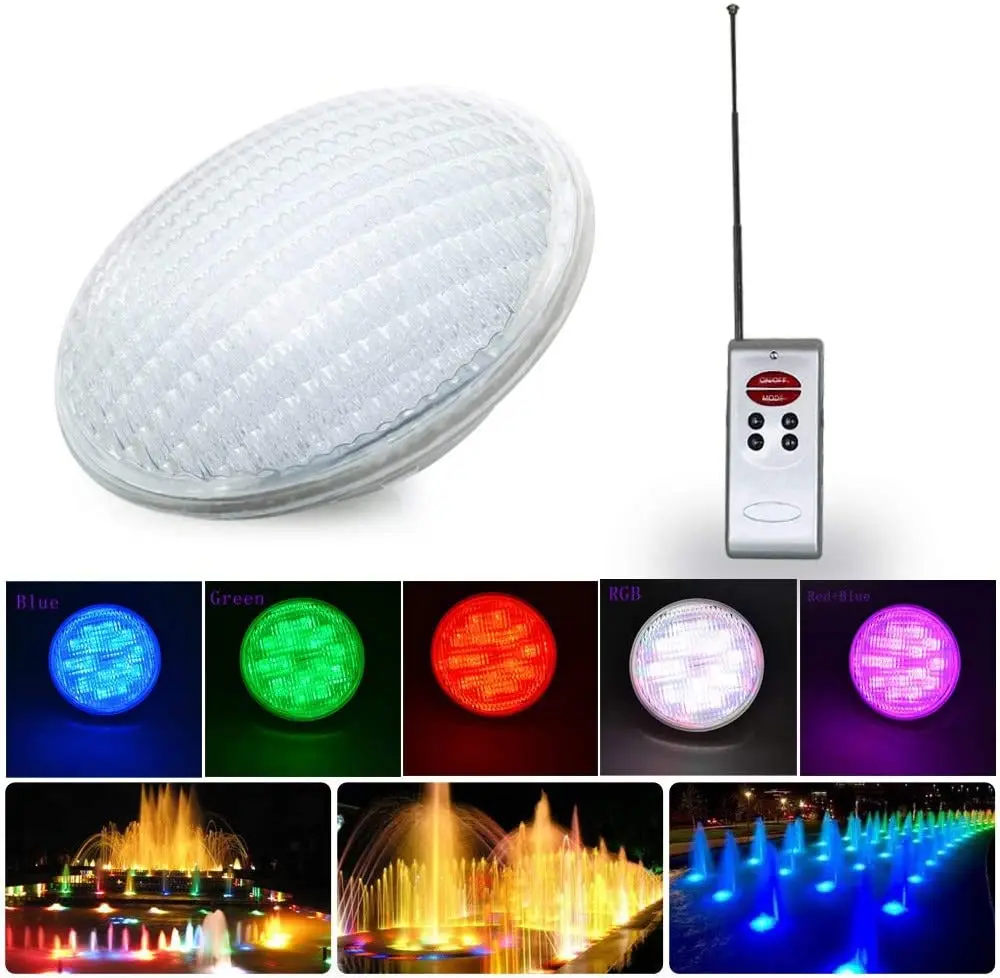 Par 56 IP68 RGB бассейн светодиодная лампа подводный фонарь подсветка воды Освещение