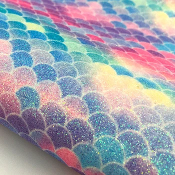 

Synthetic Leather Fabric Colorful Shiny Glitter Faux Fabric DIY Hairbow Bag Shoes Leather Material Accessories 20X15cm Sheets