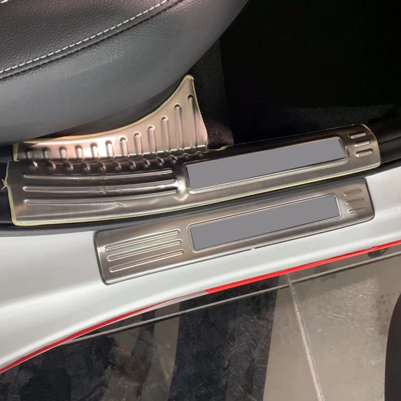 Для Kia K3 Forte Cerato 2019 2020 2021 Нержавеющая Накладка на порог накладка педаль защита для