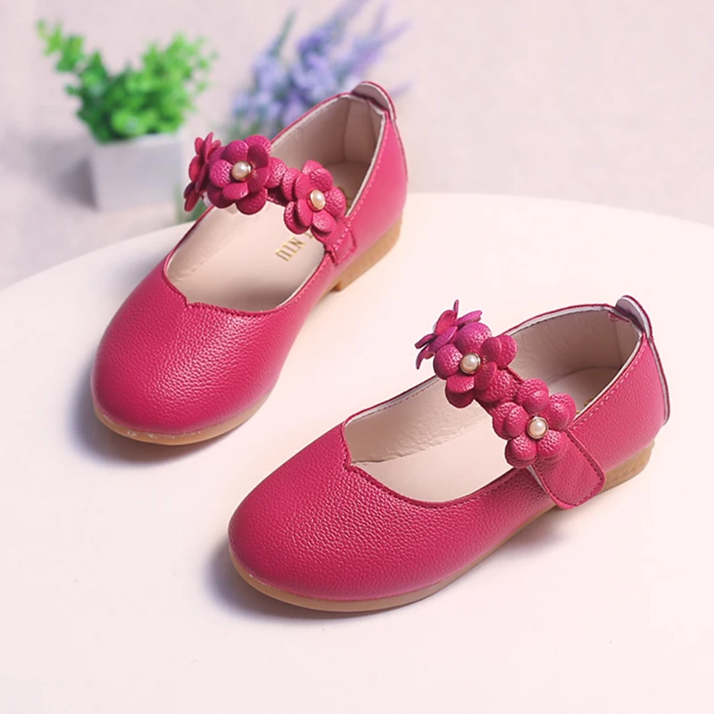 children's sandals near me 1-11 year Leather Girls Shoes Flowers Party Shoes For Baby Princess Shoes for Kids Children Flats Dress Shoe White Sandal Lady s children's shoes for sale