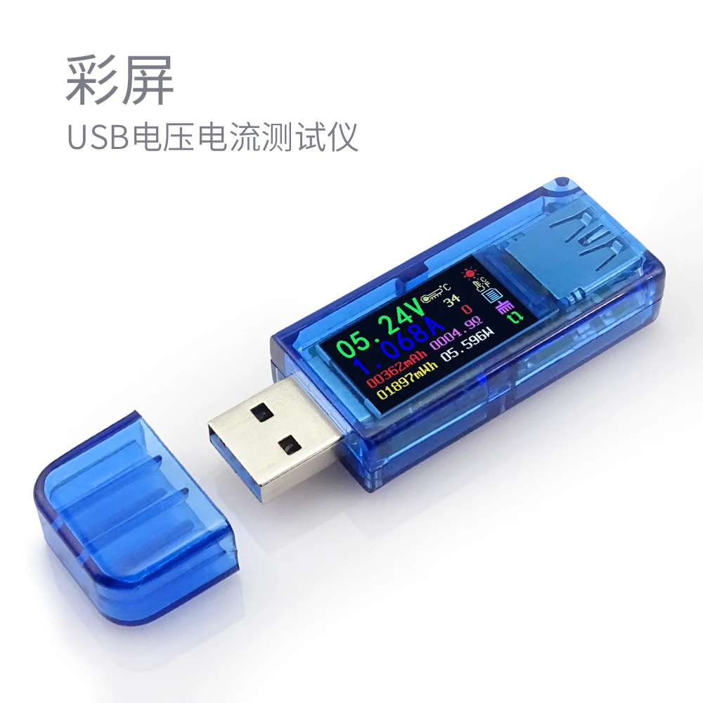 Цветной дисплей мобильный телефон QC3.0 usb зарядка ток и напряжение тестер детектор