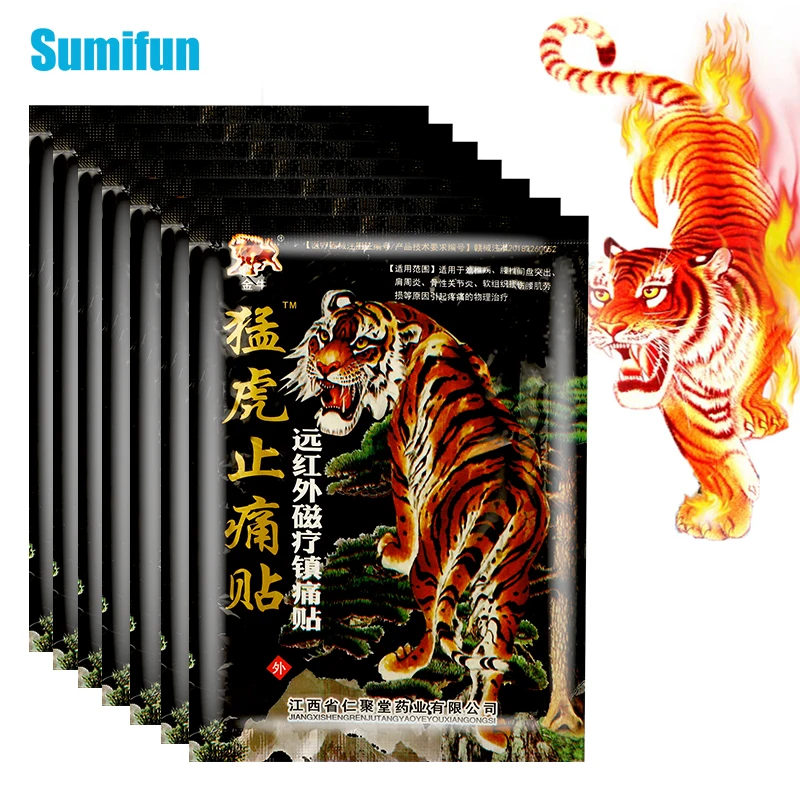 

80pcs/10bags Tiger Balm Pain Relief Patch Rheumatoid Analgesic Arthritis Stickers Knee Muscle Joint Sprain Medical Plaster C2438