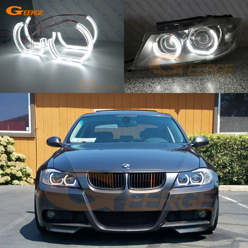 Для BMW E90 E91 saloon touring pre LCI 2005 2006 2007 2008 ультра яркий кристалл DTM M4 Стиль led Ангельские