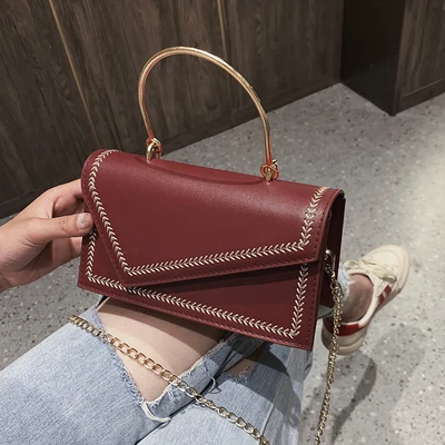 Высокое качество сумки для женщин тренд bolsa модная сумка через плечо сумка на цепочке женская сумка bolsa feminina - Цвет: red