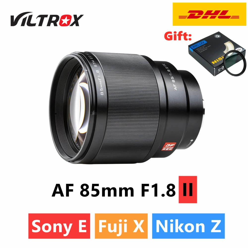 Viltrox-85mm-f1-8II-STM-Auto-Focus-Full-Frame-Portrait-Prime-Lens-For ...