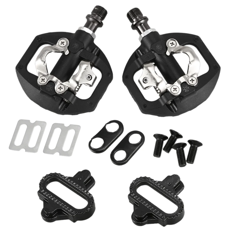 

Bicycle Pedal MTB Bike Self-Locking SPD Pedal Clipless Pedal Platform Adapters for Shimano Spd Looking Keo System