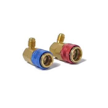 

2Pcs R134A Auto AC Quick Connector Pneumatic Tube Fittings For High pressure & Low pressure R134A Fast Fittings