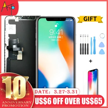 

HD LED Screen For iPhone x xr xs LCD Screen With 3D Force Touch Screen Digitizer Assembly No Dead Pixel