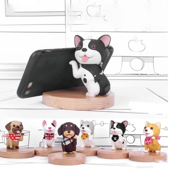 

Pillar Laptop Stand Mobile Phone Holder Dog Modeling Desktop Stand Mobile Phone Bracket Cartoon Creative Phone Stand Accessories