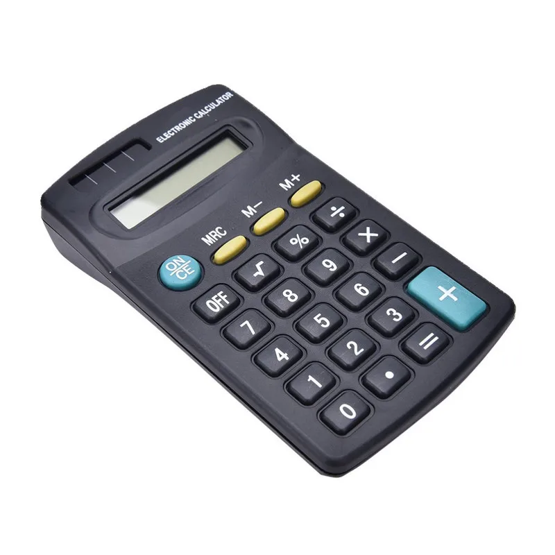 

1PC Multifunctional Mini Portable Pocket 8 Digits Electronic Study Calculator Student School Supply Mathematics Teaching Rated