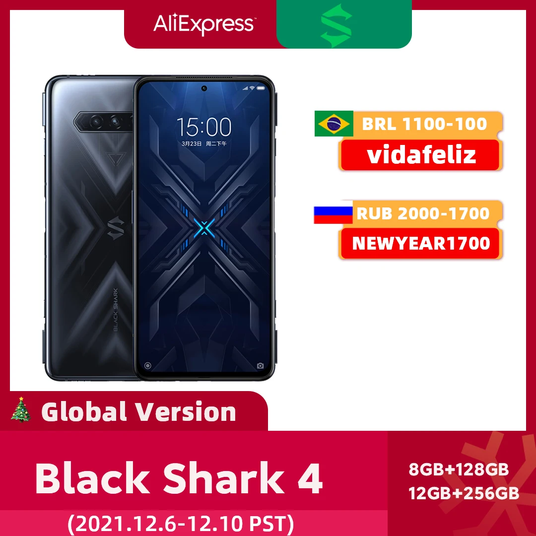 Смартфон Blackshark 4 8 ГБ/12 Гб 128 ГБ Snapdragon 870 144 Гц AMOLED экран | Мобильные телефоны и