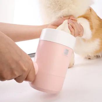

Pet Cat Dog Automatic Cleaning Foot Washing Artifact Cleaning Cup Paw Cleaning Tool Dog Supplies hot