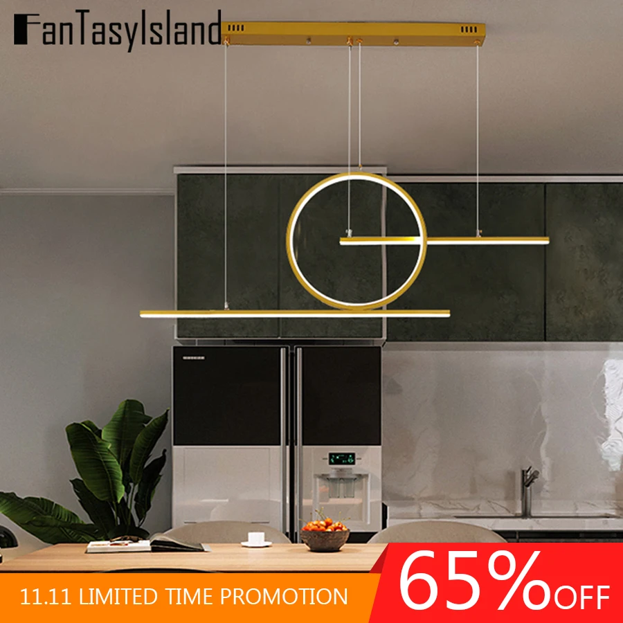 New Ceiling Chandelier Led Modern Pendant Lamp For The Kitchen Dining Living Room Creative Decor Lustre Light Fixture afbeelding