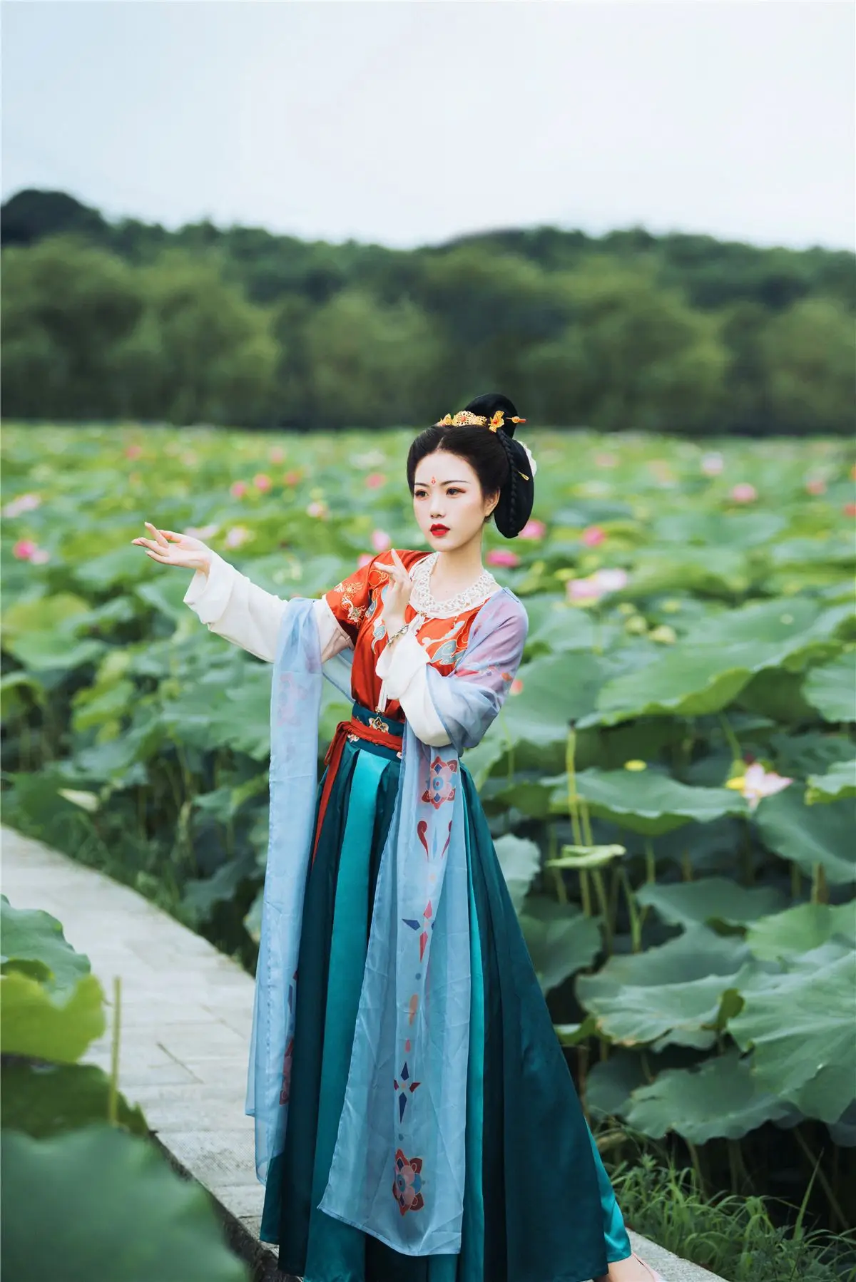 Оригинальный дизайн LUO YAO красивое женское платье в китайском стиле Ruqun винтажное
