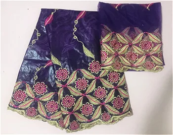 

STILL FLY purple african bazin riche brocade 2019 nouveau cotton brocade fabric high quality bazin riche lace 5+2yards/lot