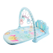 Детский игровой коврик многофункциональное детское пианино фитнес-стойки для новорожденных педаль для ног Музыкальные Развивающие игрушки Детский спортивный коврик для От 0 до 1 года