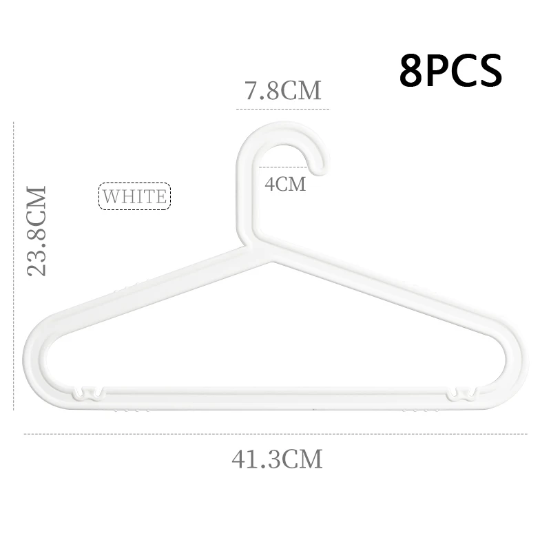 BNBS вешалка для одежды вешалки Многофункциональная вешалка для одежды для брюк плечики вешалка для одежды органайзер детские вешалки - Цвет: 8-white