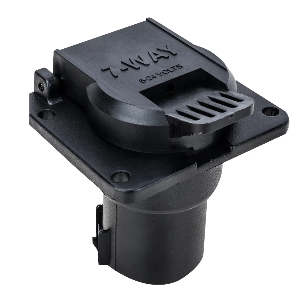 Transporte y almacenamiento Enganches de remolque y accesorios Conector de cableado de 7 polos Socket Adaptador Enchufe de remolque universal de 24V y 7 clavijas