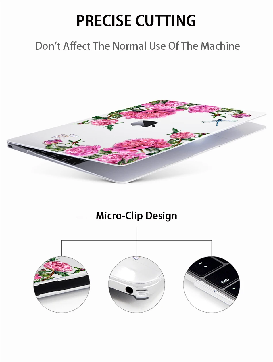 MTT чехол для Macbook Air Pro retina 11 12 13 15 дюймов с сенсорной панелью пластиковый жесткий Чехол 13,3 ''15,4'' сумка для ноутбука+ чехол для клавиатуры