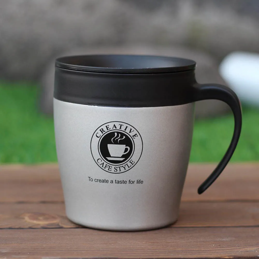330ml-Sliver Нержавеющая сталь термос чашки чайные кофейные кружки для путешествий кружка-бутылка Термокружка кружка-термос Botella термокружки чашки подарки - Цвет: 330ml-Sliver