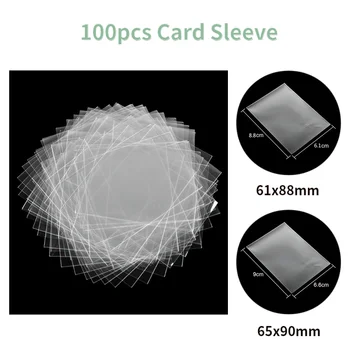 

100pcs Card Sleeves Desk Protector For Magical Gathering Board Game Anime game card protector