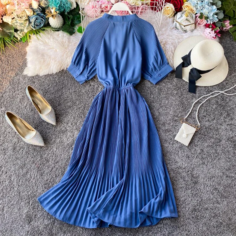 Женское однотонное милое летнее платье 2020 Новое поступление желтое длинное