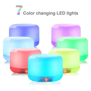 

300ML Essential Oil Diffuser Ultrasonic Perfume Oil Evaporator Humidifier with Timer and Automatic Closing Safety Switch and 7 K