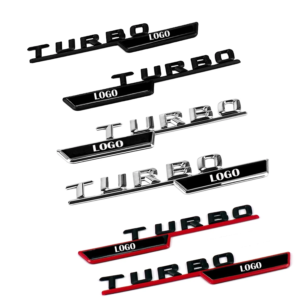 

2Pcs Car styling Car Side Fender Stickers For Mercedes Benz TURBO AMG Logo Emblem Letters Stickers Mercedes Accessories