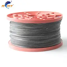 10 м/шт., 300 фунтов, экстремально сильная СВМПЭ волоконная оплетка, пистолет для подводной охоты, верёвка, плоская версия, 1,2 мм, 8 переплетений