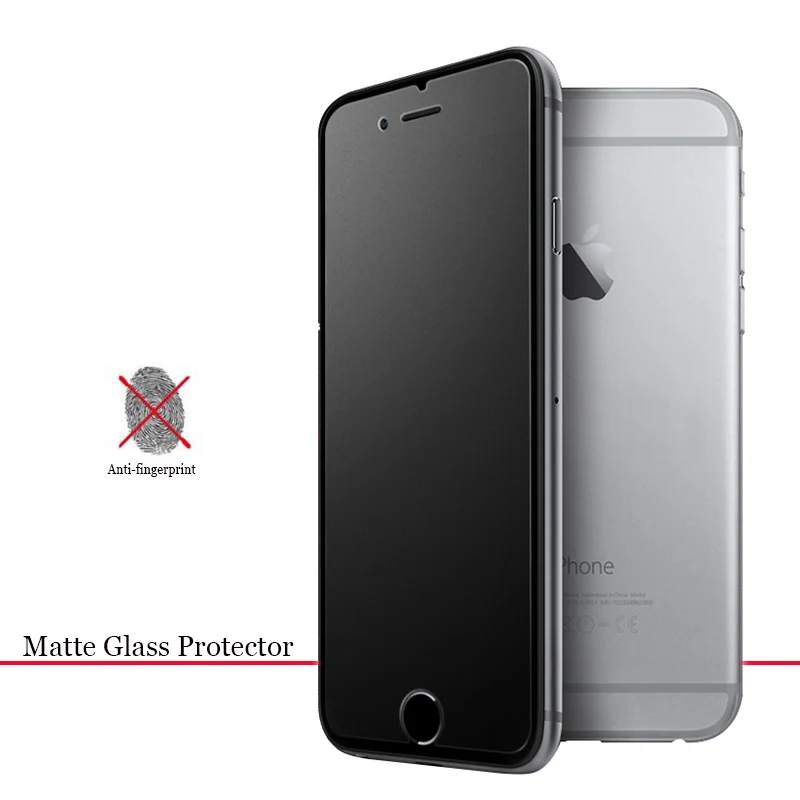 Матовое закаленное стекло для iPhone 6 S 7 8 Plus SE 2020 защита экрана 9H Защитное s iPone Plus|glass