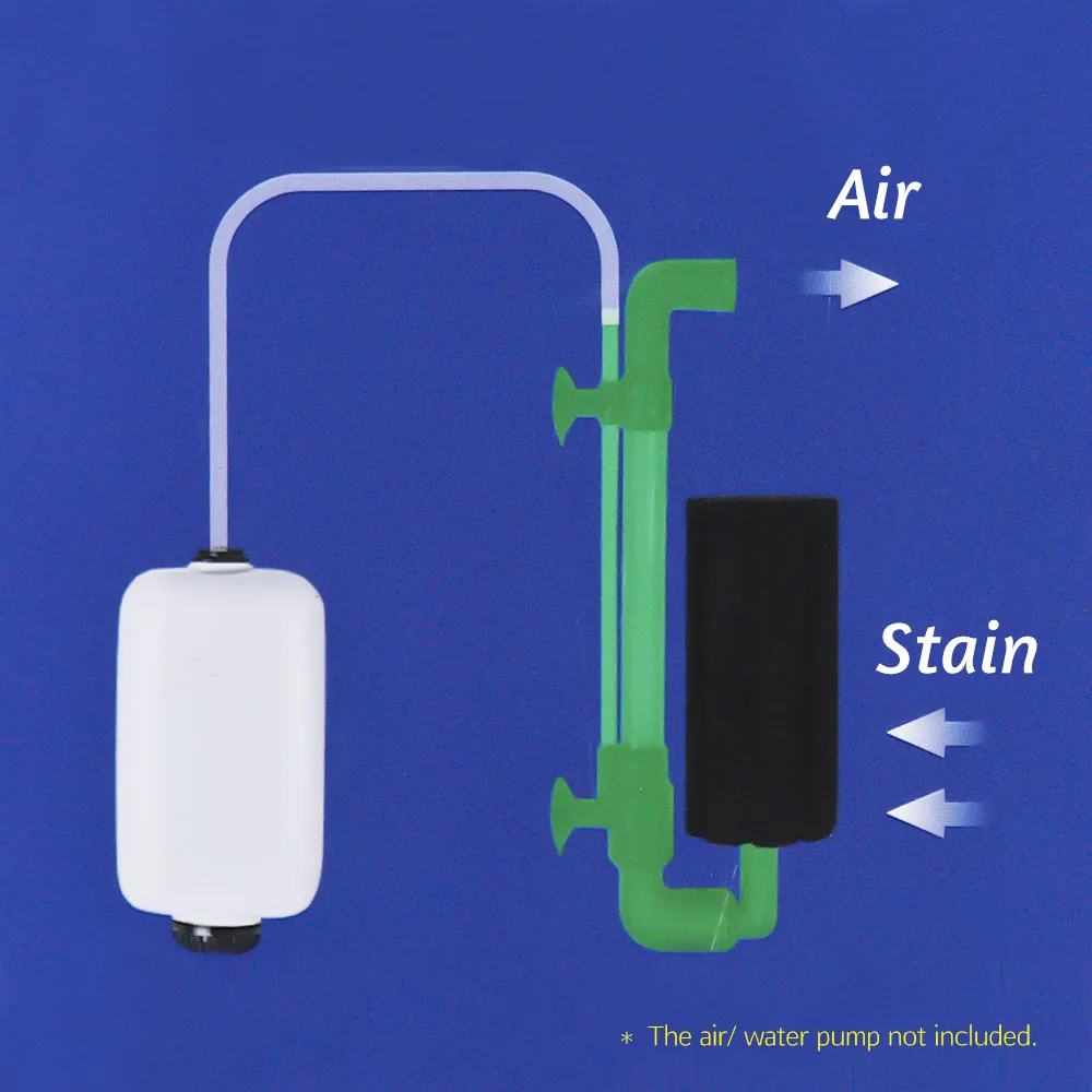 

New Noiseless Aquarium 2 Head Biochemical Sponge Water Filter for Aquarium Fish Tank Fry Shrimp Breeding Oxygen Air Pump Accesso