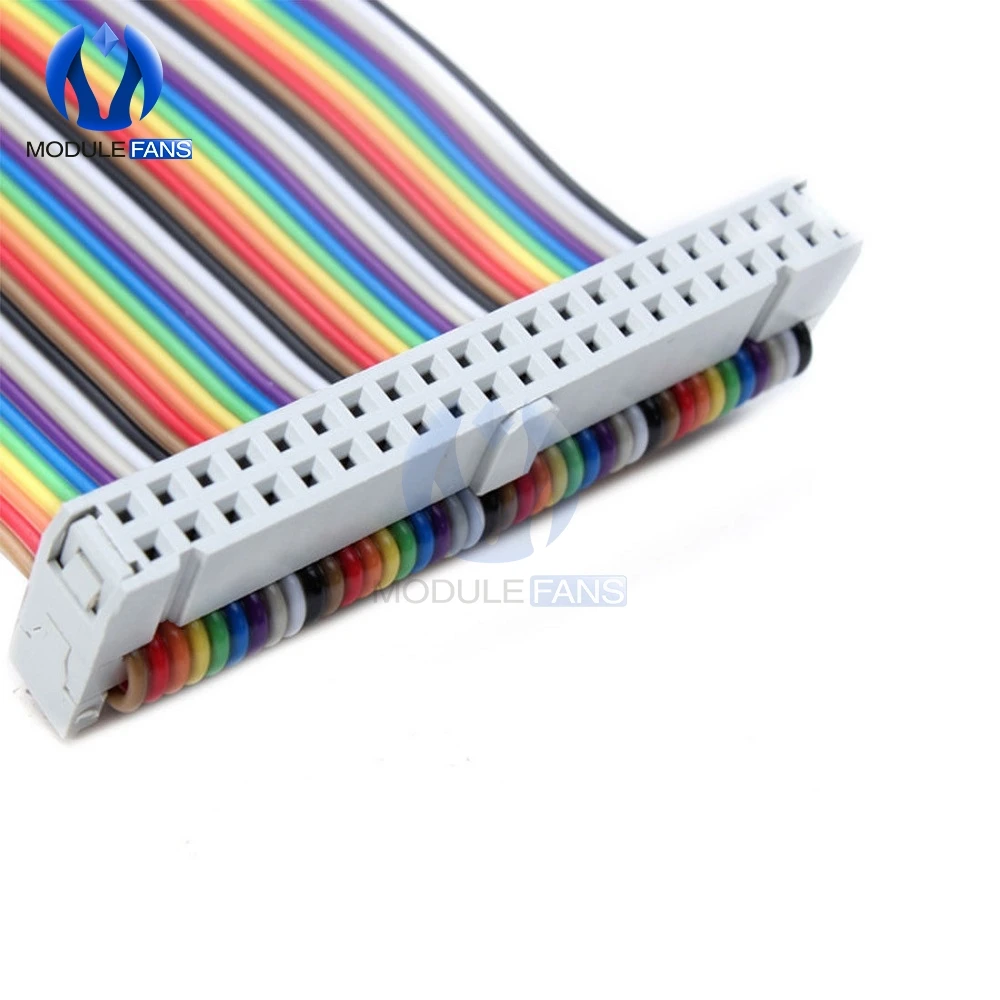20 см 40 PIN Way GPIO Радужный ленточный кабель для Raspberry Pi Model B / +|cable gpio|cable ribboncable pin |