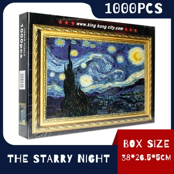 

Diy Jigsaw Paper Puzzle 1000 Pieces Starry Sky Toys for Children 1000 Piece Jigsaw Puzzles for Adults Kids Xmas Games Gifts