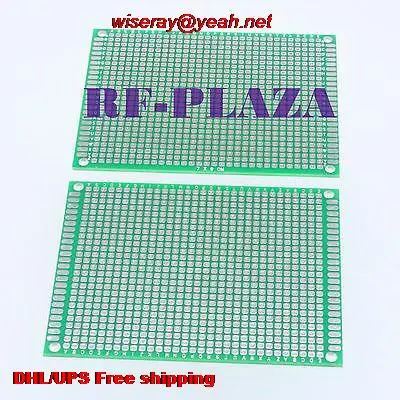 

DHL/EMS 300pcs 7x9cm Double-Side Prototype PCB Universal Printed Circuit Board Tinned-PCB Connector-A6