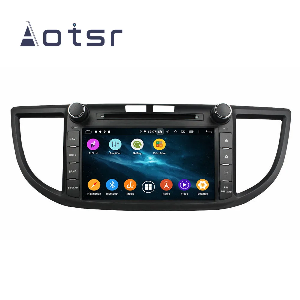 10," 4+ 64G Android 9 DSP ips автомобильный dvd-плеер gps навигация для HONDA CRV 2012- магнитофон головное устройство мультимедийный плеер