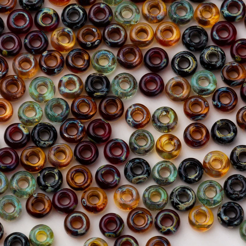 Тайдиан Пикассо стиль японский жемчуг Miyuki Seedbeads 4 мм 6/0 в одежде браслет ожерелье для изготовления ювелирных изделий 5 г около 60 шт