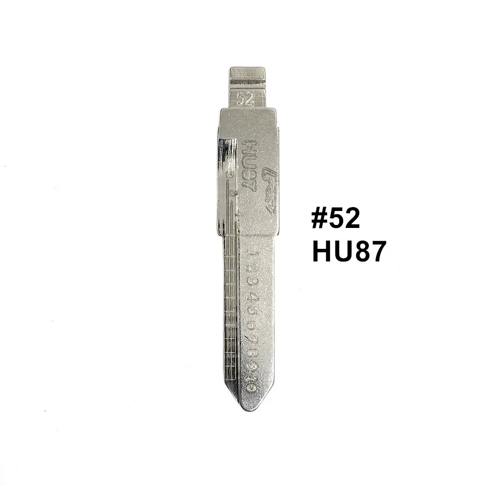 

Набор лезвий для ключей Lishi HU87 #52, набор из 5 резцов и лезвий с гравировкой, для Suzuki/New Alto/Swift, 2 в 1