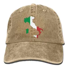 Италия флаг карта джинсовая бейсболка s прохладная летняя шляпа Регулируемая хлопковая спортивная крышка ремня для мужчин и женщин
