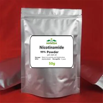 

50-1000g 99% NMN Nicotinamide powder,3-pyridylfamide,nicotinamide,whitening,skin care and anti-aging,free shipping