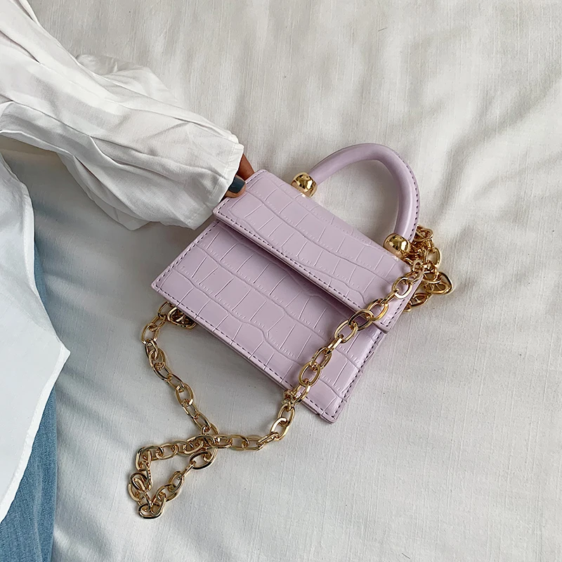 

Jin Mantang Luxury Stone Pattern Mini PU Leather Crossbody Bag For Women Shoulder Messenger Handbags ladies Travel Phone Purses