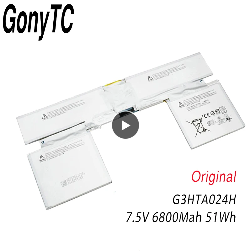 Оригинальный аккумулятор GONYTC для планшета ноутбука G3HTA024H Microsoft Surface BOOK 1 на основе