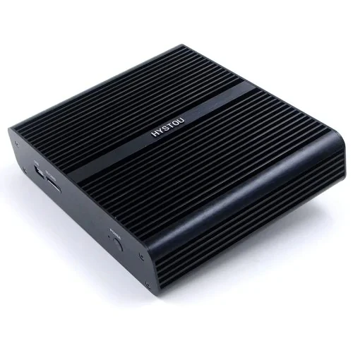 HYSTOU FMP05B Мини ПК i7-7500U 8 ГБ ОЗУ 256 ГБ SSD четырехъядерный процессор Win10 DDR4 Intel UHD графика 620 5,0 ГГц безвентиляторный Миниатюрный Настольный ПК