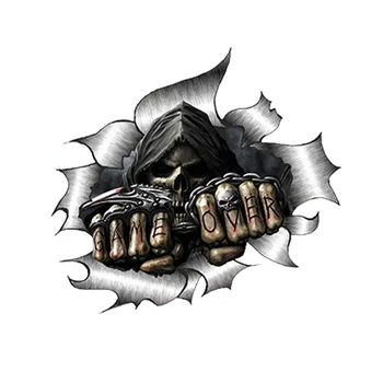 

20x Skull Punisher Sticker Anti-collision Anti-scratch Car Trim Stickers And Decals Car Styling