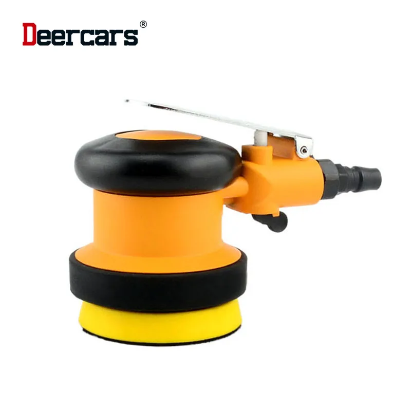 3 Or 4 Inch Eccentric Pneumatic Sandpaper Machine Air Polisher Dry Type Grinder Wind Car Sander Grinding Polishing Waxing Tools 5 6 inch pneumatic polishing grinding machine orbital sander machine grinder for car paint care rust removal tools waxing tool