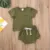 2020 Летний Малыш Baby Boys Girls Костюмы Хлопчатобумажные Детские Наряды Детская Одежда Для девочек Комплект Новорожденных Футболки Топы+Шорты Спортивные костюмы
