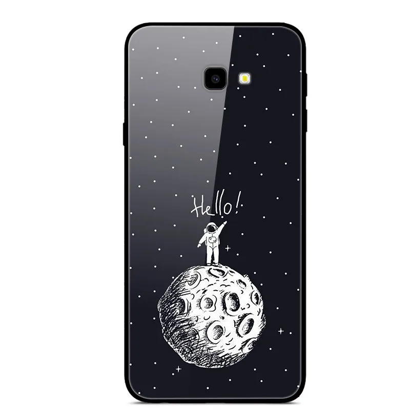 21 Закаленное Стекло чехол для samsung Galaxy J4 чехол s силиконовый чехол Galaxy J4 ЕС J400F J400 телефон для samsung J4 Plus J4 - Цвет: 21