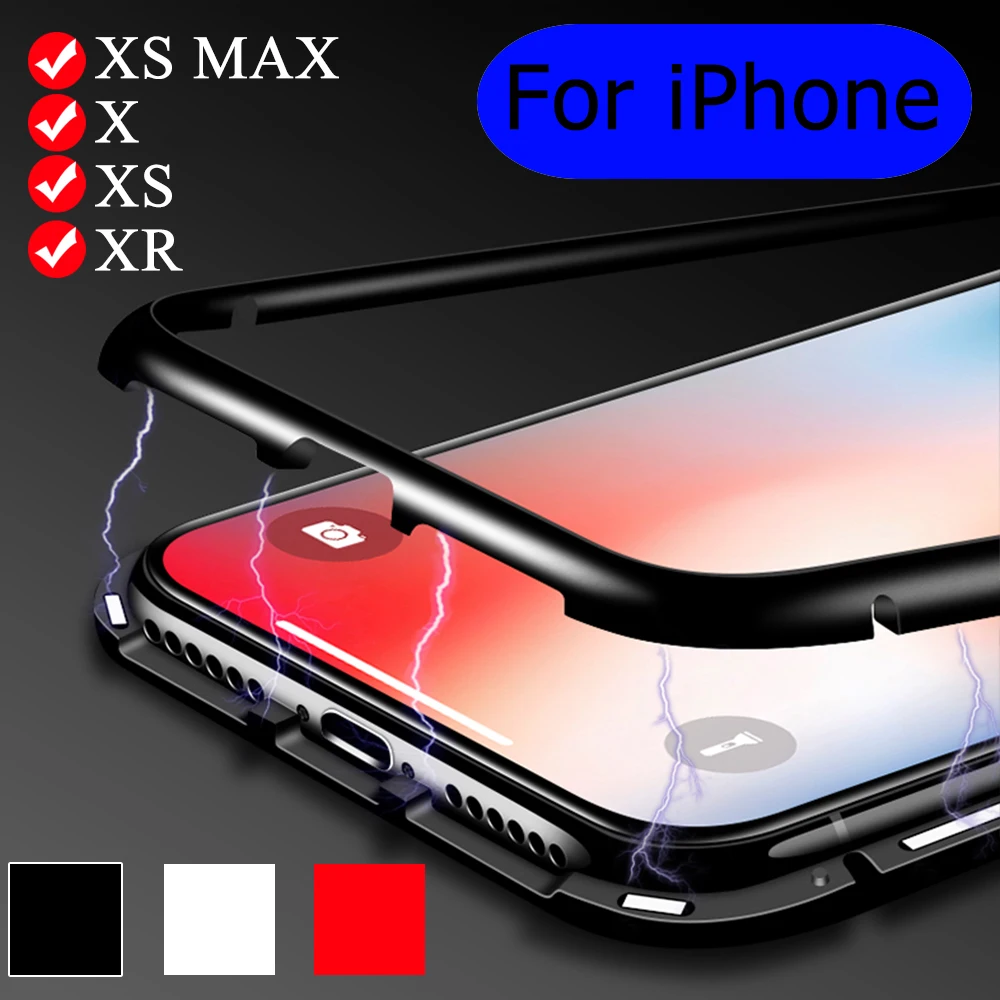 Чехол с магнитной адсорбцией на застежке для iphone xr glas Carver i phone x xs max xsmax mxa чехол s iphone x sx rx s бампер plusone fundas