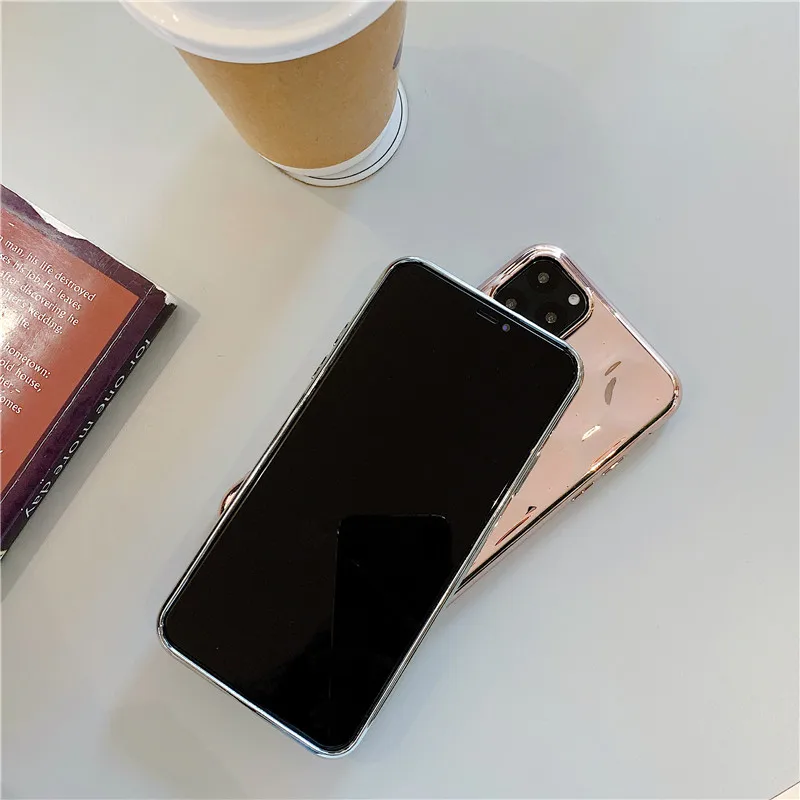 Роскошный обшивка Bump текстура чехол для телефона для iphone 11 Pro Max XR X XS Max 6 6s 7 8 plus задняя крышка модный розовый золотой милый чехол s