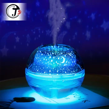 

500ML Ball Crystal night light Air Humidifier Ultrasonic Electric Aroma Diffuser Mini USB Air Purifier Humidifier Fogger