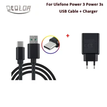 Ocolor для Ulefone power 3 power 3s быстрое зарядное устройство USB кабель для зарядки Замена аксессуары для мобильных телефонов